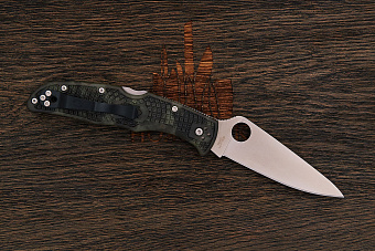 Складной нож Spyderco Endura 4, сталь VG-10, рукоять термопластик зеленый