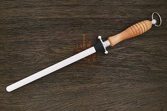 Мусат керамический Kizlyar 1000 грит, длина 230мм белый