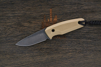 Нож EDC Нож с Котом Пионер, клинок 82мм, сталь K110