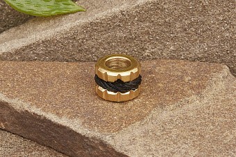 Бусина №9.2 (жёлтая)