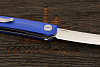 Складной нож WIN+ Kogatana S, сталь D2, рукоять G10 синий - фото №4