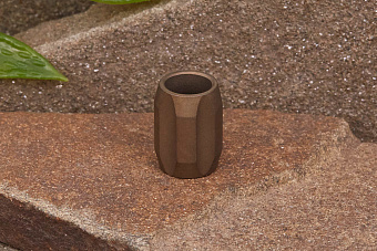 Титановая бусина на темляк «Втулка»  желтый