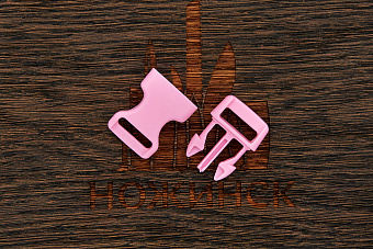 Застежка-фастекс 23×40мм. Гамма-3 (светло-розовый)