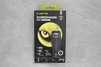 Фонарь Armytek Dobermann Pro, диод XHP35 HI, холодный свет