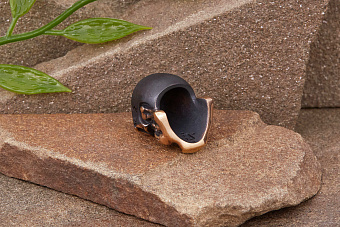 Бусина для темляка Череп орка (бронза) от мастерской Братьев Пешковых