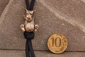 Бусина на темляк Обжора от мастерской Крымская бронза