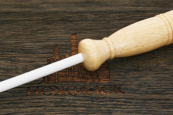 Мусат керамический Lansky 800 грит, длина 200мм белый