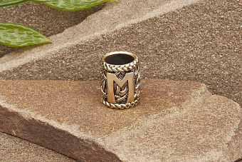 Бусина на темляк Руна Эваз от мастерской Крымская бронза