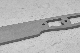 Заготовка для ножа, сталь VG-10 4,2мм. Модель "Боуи-II" с клинком 130мм, ТО 62-63HRC