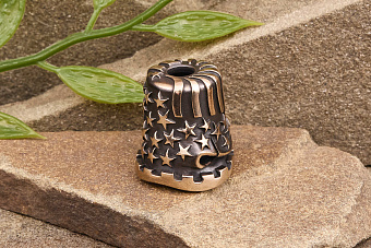 Бусина для темляка Флаг США (бронза) от мастерской Братьев Пешковых