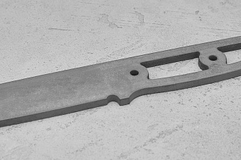 Заготовка для ножа, сталь CPR 3,6мм. Модель "Бушкрафт-I" с клинком 115мм, ТО 63-64HRC