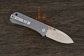 Складной нож We Knife Banter, сталь S35VN, рукоять G-10 серый