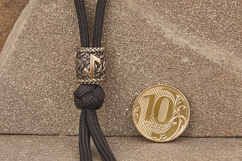 Бусина на темляк Руна Эйваз от мастерской Крымская бронза