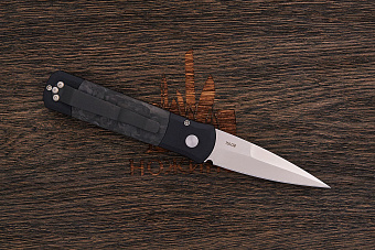 Автоматический складной нож Pro-Tech Godson, сталь 154СМ, рукоять карбон