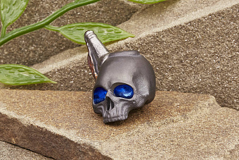 Бусина на темляк «Лаки MLTV» синие глаза