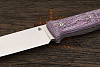 Нож туристический Ножинск-PRO Бушкрафт, клинок 130мм, сталь VG-10, рукоять crazyfiber - фото №4
