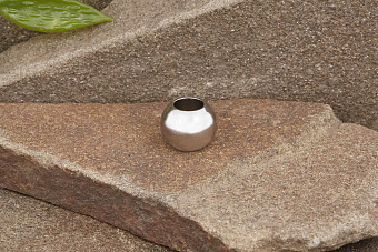 Бусина на темляк «Круглая M», сталь