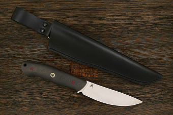 Нож разделочный UralEDC КрейсерЪ, клинок 117мм, сталь CPM S90V, рукоять карбон