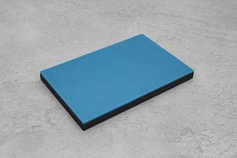 Микарта, плашка 130x80x8(+)мм, с синим спейсером 1,5мм