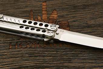 Нож балисонг Steelclaw Секиро, модель 01, сталь D2, рукоять сталь