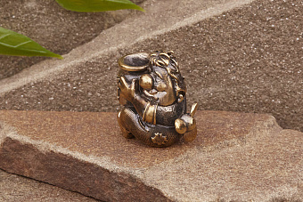 Бусина на темляк Авиатор от мастерской Крымская бронза