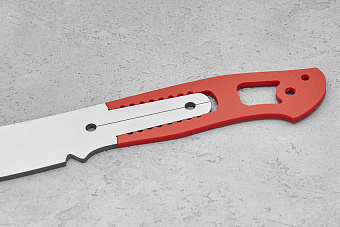 Рамка для модели "КрейсерЪ" из G-10 3 мм (красная)