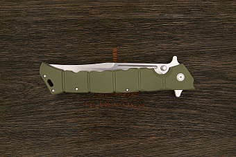 Складной нож Cold Steel Luzon Large, сталь 8Cr13MoV, рукоять термопластик зеленый