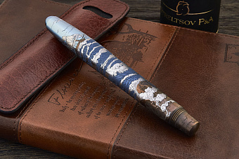 Авторская титановая ручка  Дмитрия Стрельцова «Ас. Пират»