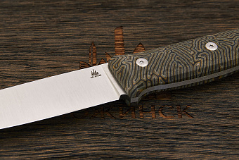 Нож туристический Ножинск-PRO Бушкрафт, клинок 115мм, сталь AR-RPM9, рукоять crazyfiber