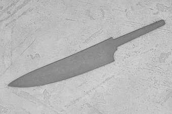 Заготовка для ножа, сталь M390 2,6мм. Модель "Геликон ГУ160" с клинком 160мм, ТО 62-63HRC
