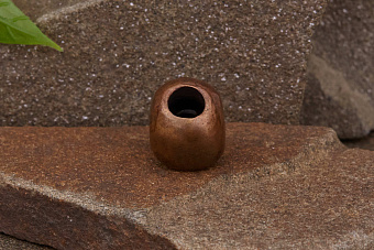 Бусина для темляка Маска-II (бронза) от мастерской Шефера