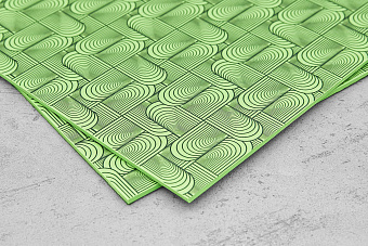 Kydex Illusion green 2,03мм, лист 300x200мм