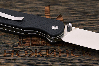 Нож складной QSP Parrot V2, клинок 80мм, сталь D2, рукоять G10 чёрный