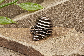 Бусина на темляк «Лаки Cut» Т6 титан