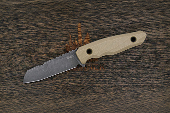 Нож тактический Нож с Котом Листопад, клинок 100мм, сталь Х12МФ