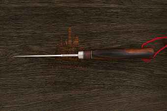 Нож туристический Геннадия Дедюхина Этно, клинок 122мм, сталь M398, рукоять дерево