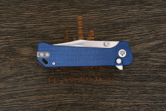 Нож складной QSP Grebe, клинок 80мм, сталь Sandvik 14C28N, рукоять микарта