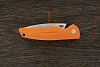 Нож складной Bestech Fin, клинок 90мм, сталь Sandvik 14C28N, рукоять G10 оранжевый - фото №5