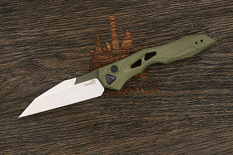 Автоматический складной нож Kershaw Launch 13, сталь CPM154, рукоять алюминий оливковый