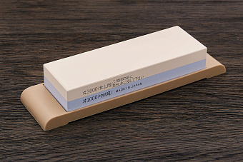 Водный точильный камень 150×50×24мм #3000/#1000 с подставкой