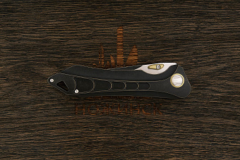 Нож складной Bestech Supersonic, клинок 86мм, сталь CPM S35VN, рукоять титан чёрный