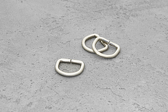 Полукольцо 20x22 мм (сталь 3,0 мм) никель