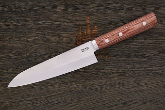 Нож кухонный Kanetsune шеф 180мм, сталь Shirogami, модель KC-147