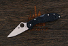 Складной нож Spyderco Delica 4, сталь VG-10, рукоять термопластик черный - фото №1