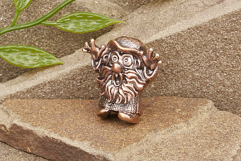 Бусина на темляк Лесовик от мастерской Крымская бронза