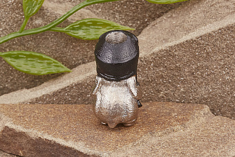 Бусина на темляк Медвежонок от мастерской Крымская бронза