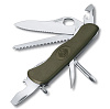 Складной нож Victorinox Soldier 08 зеленый - фото №1