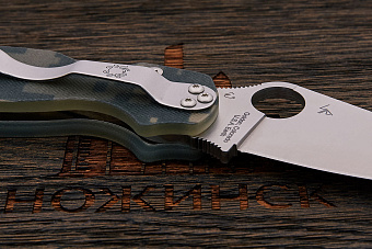 Складной нож Spyderco Para-military 2, сталь CPM S30V, рукоять G10 камо