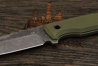 Нож EDC Нож с Котом Жак, клинок 89мм, сталь AUS-10Co