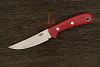 Нож туристический Южный крест Фил, клинок 125мм, сталь CPR, рукоять микарта красный - фото №1
